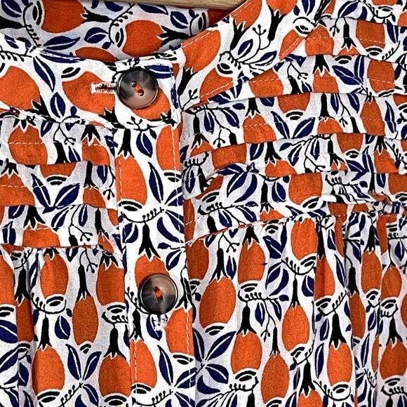 MAEVE BY ANTHROPOLOGIE ‎ MULTICOLOR  ALL OVER PRINT  TOP SIZE S - Picture 3 of 10